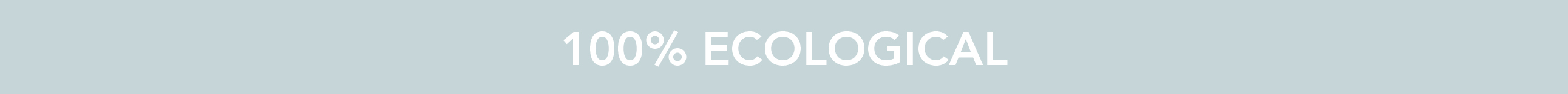 Banner 100% ecological